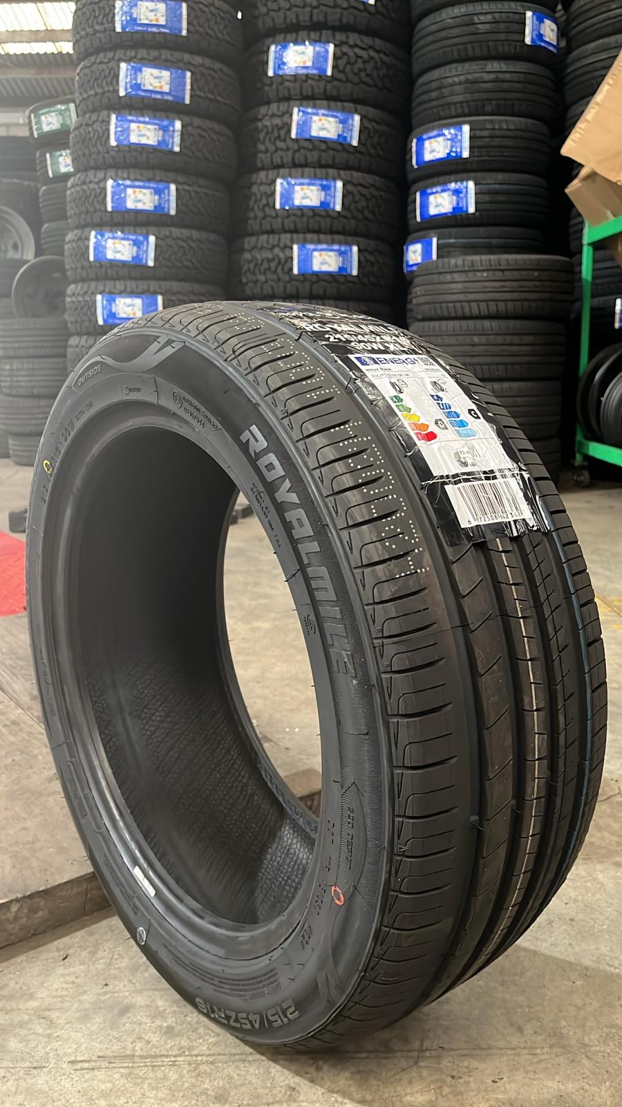 215/45R16 90W XL – Royal Black New Tyre | High Performance | Extra Load