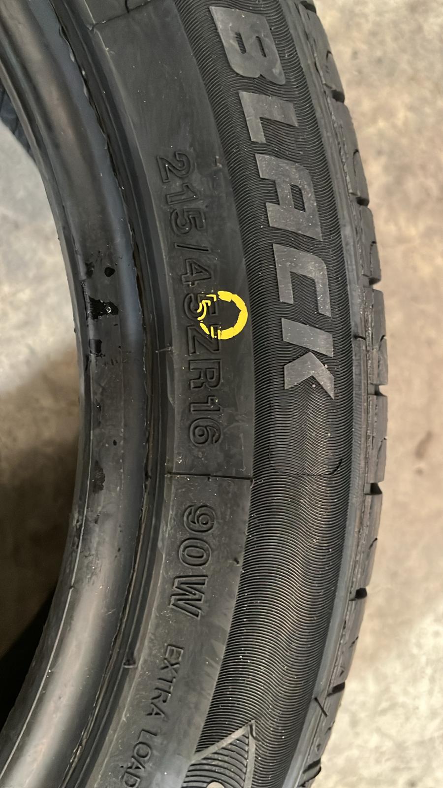 215/45R16 90W XL – Royal Black New Tyre | High Performance | Extra Load