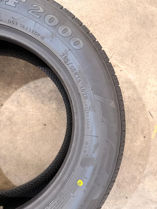 215/65R16 102H XL – Comforser New Tyre | SUV & Crossover | Extra Load