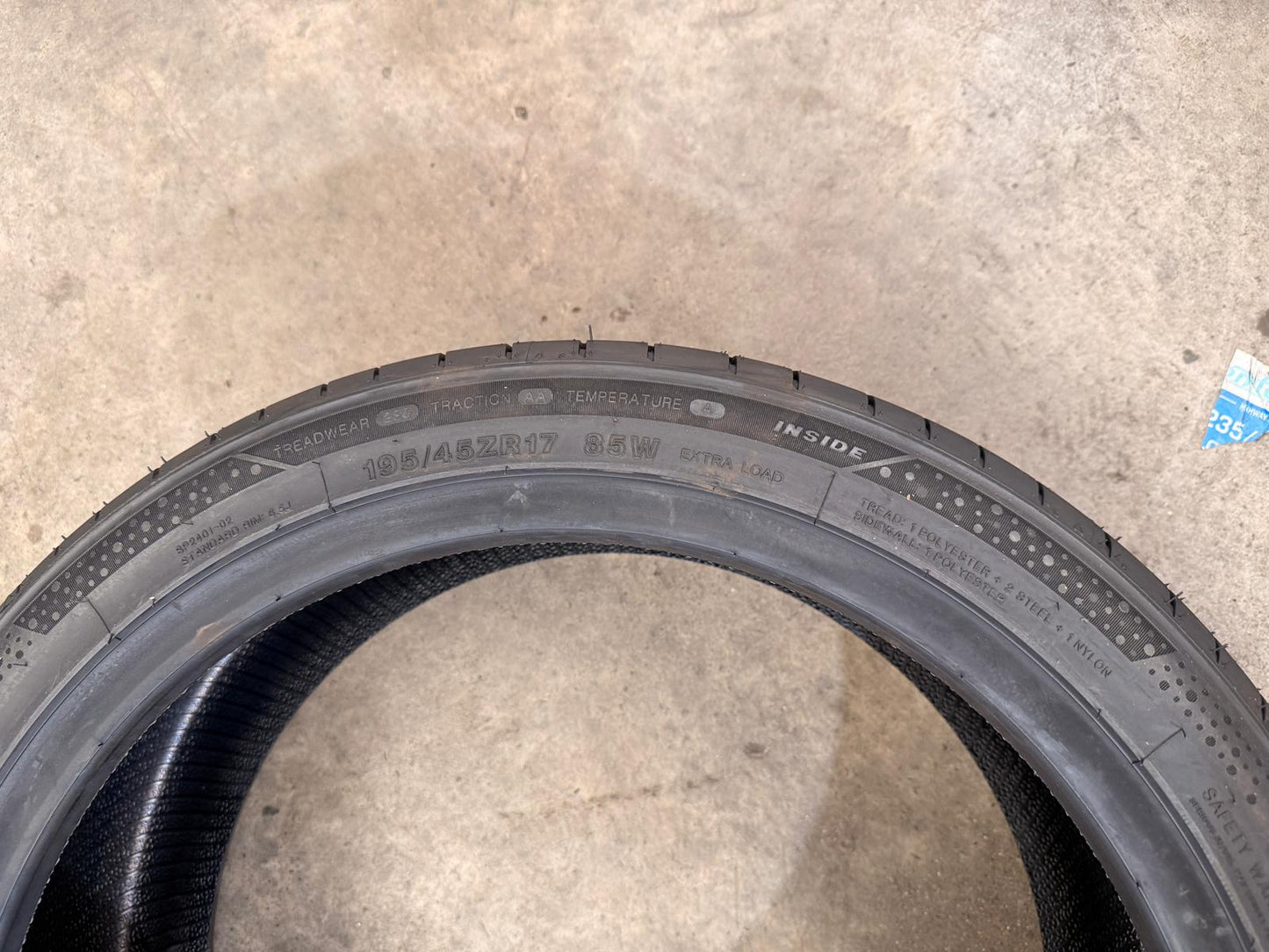 195/45R17 85W XL – Royal Black New Tyre | Passenger Car | All-Season