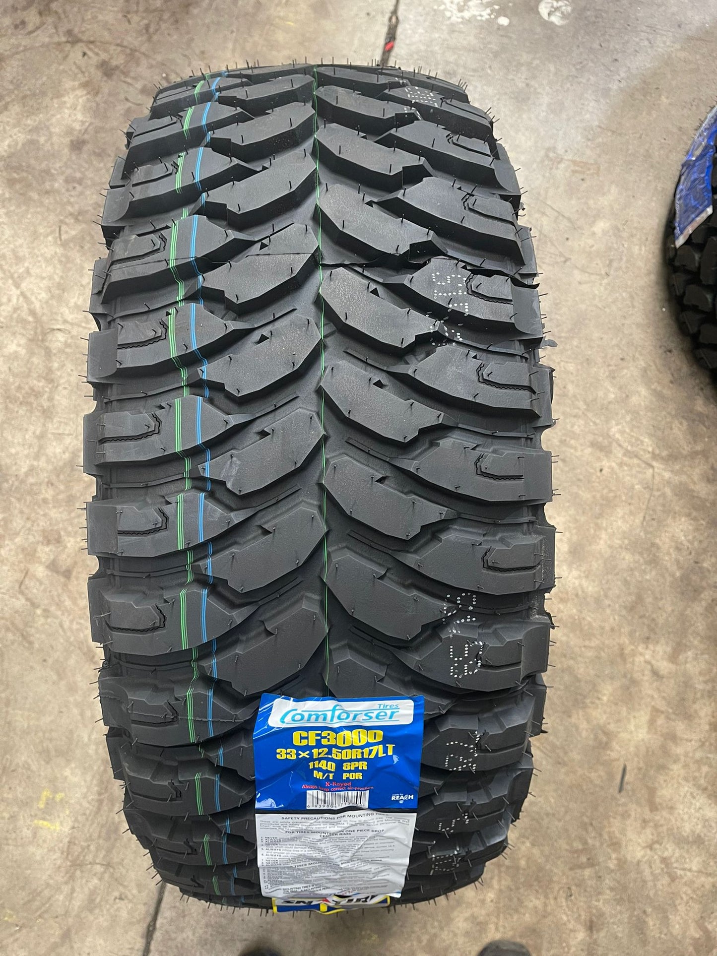 33x12.5R17 114Q 8PR MT – Comforser New Tyre | 4WD / Ute | Mud-Terrain