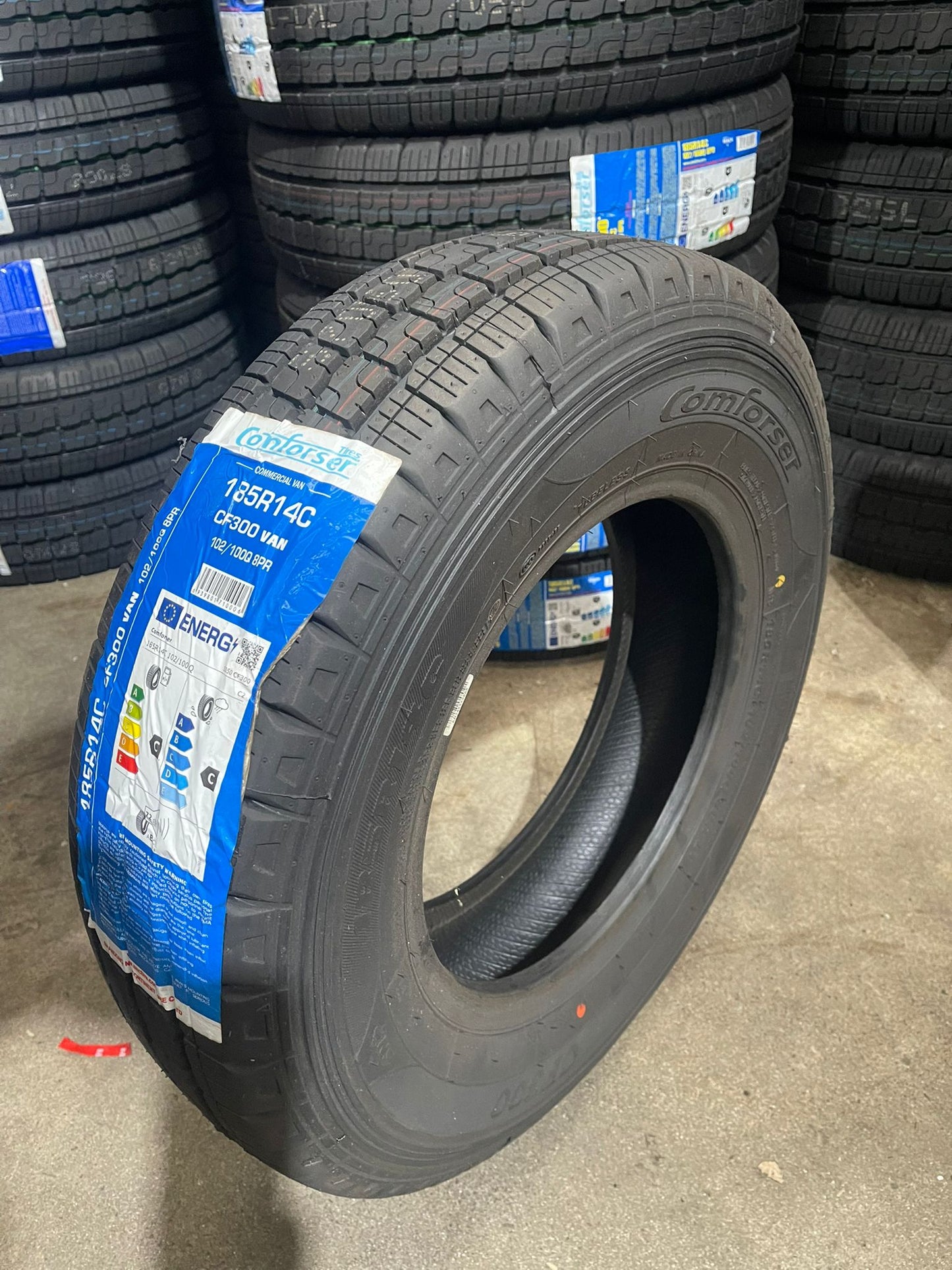 185R14C 102/100Q 8PR – Comforser New Tyre | Van / Light Truck | Commercial