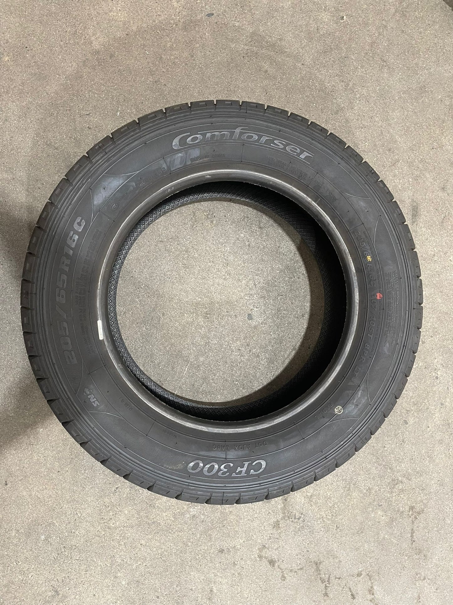 205/65R16C 107/105T 8PR – Comforser New Tyre | Van / Light Truck | Commercial