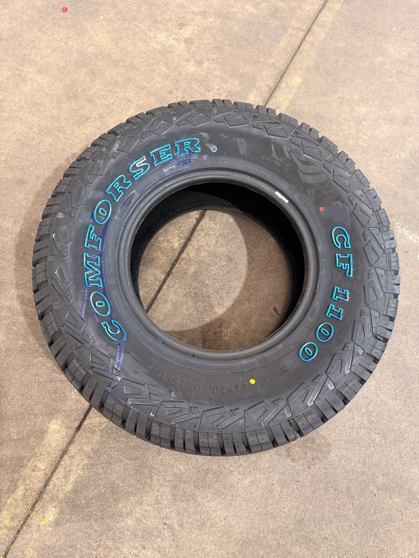 31x10.5R15 109S 6PR AT – Comforser New Tyre | 4WD / Ute | All-Terrain
