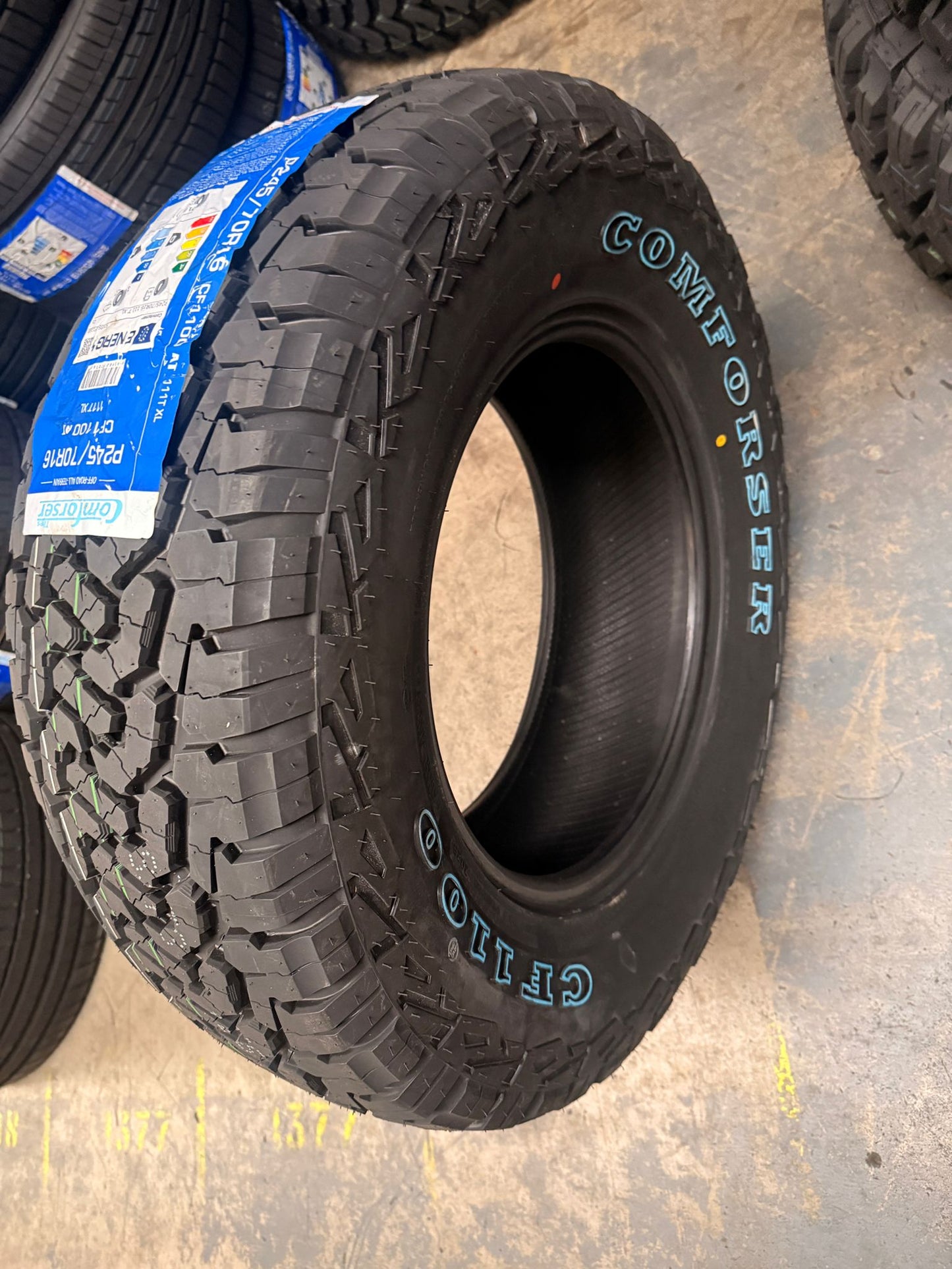 245/70R16 111T XL AT – Comforser New Tyre | 4WD / Ute | All-Terrain