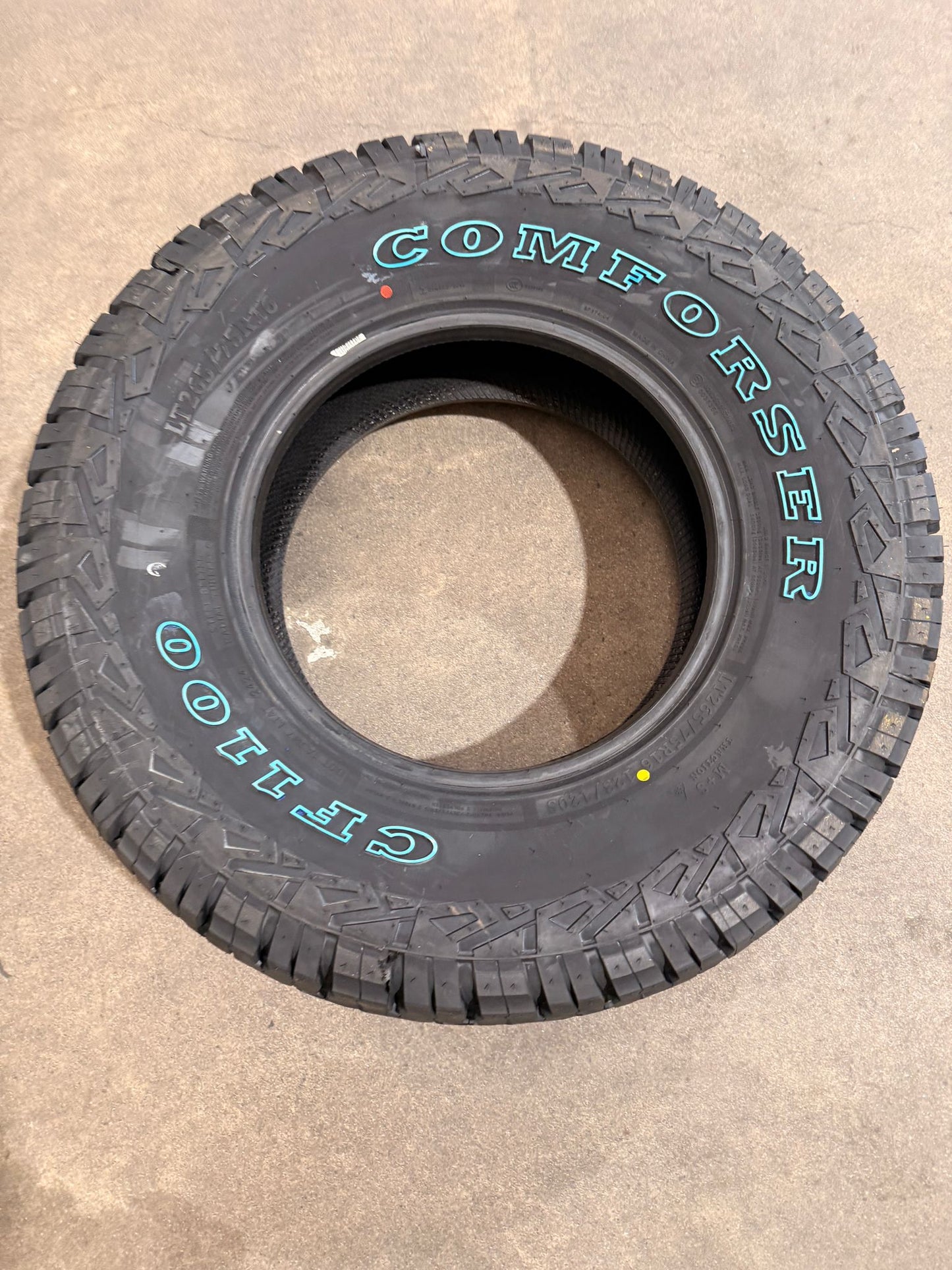 265/75R16 123/120S 10PR AT – Comforser New Tyre | 4WD / Ute | All-Terrain