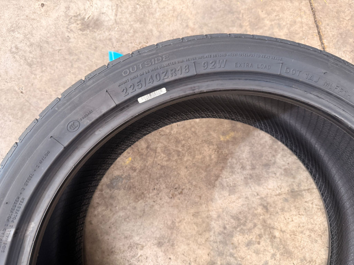 225/40R18 Wanli 92W XL Passenger Tyre