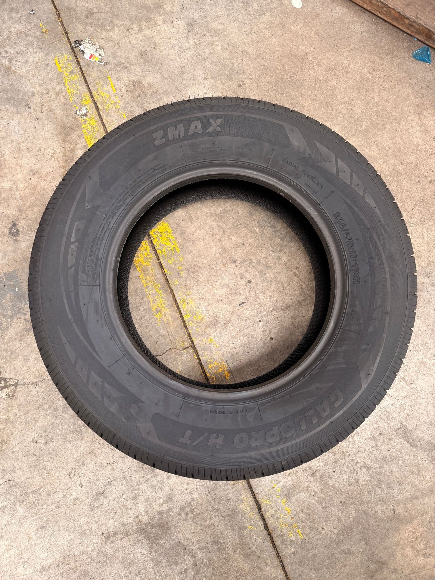 255/65R17 110H – Zmax New Tyre | SUV / 4WD / Ute | Highway Terrain