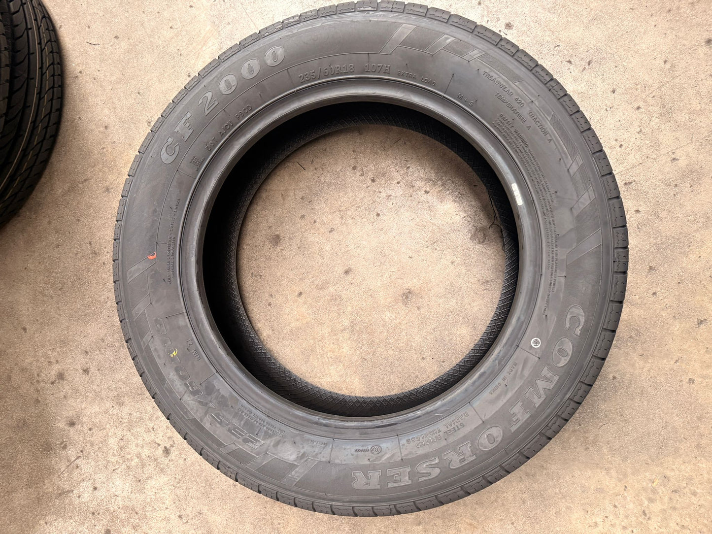 235/60R18 107H XL – Comforser New Tyre | SUV / 4WD | Touring / Highway