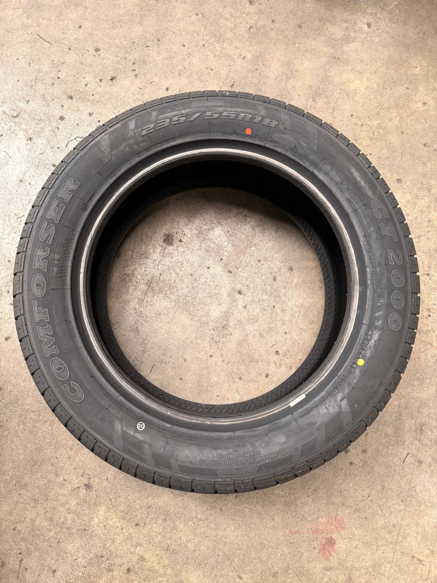 235/55R18 104W XL – Comforser New Tyre | SUV / Crossover | Touring / Performance
