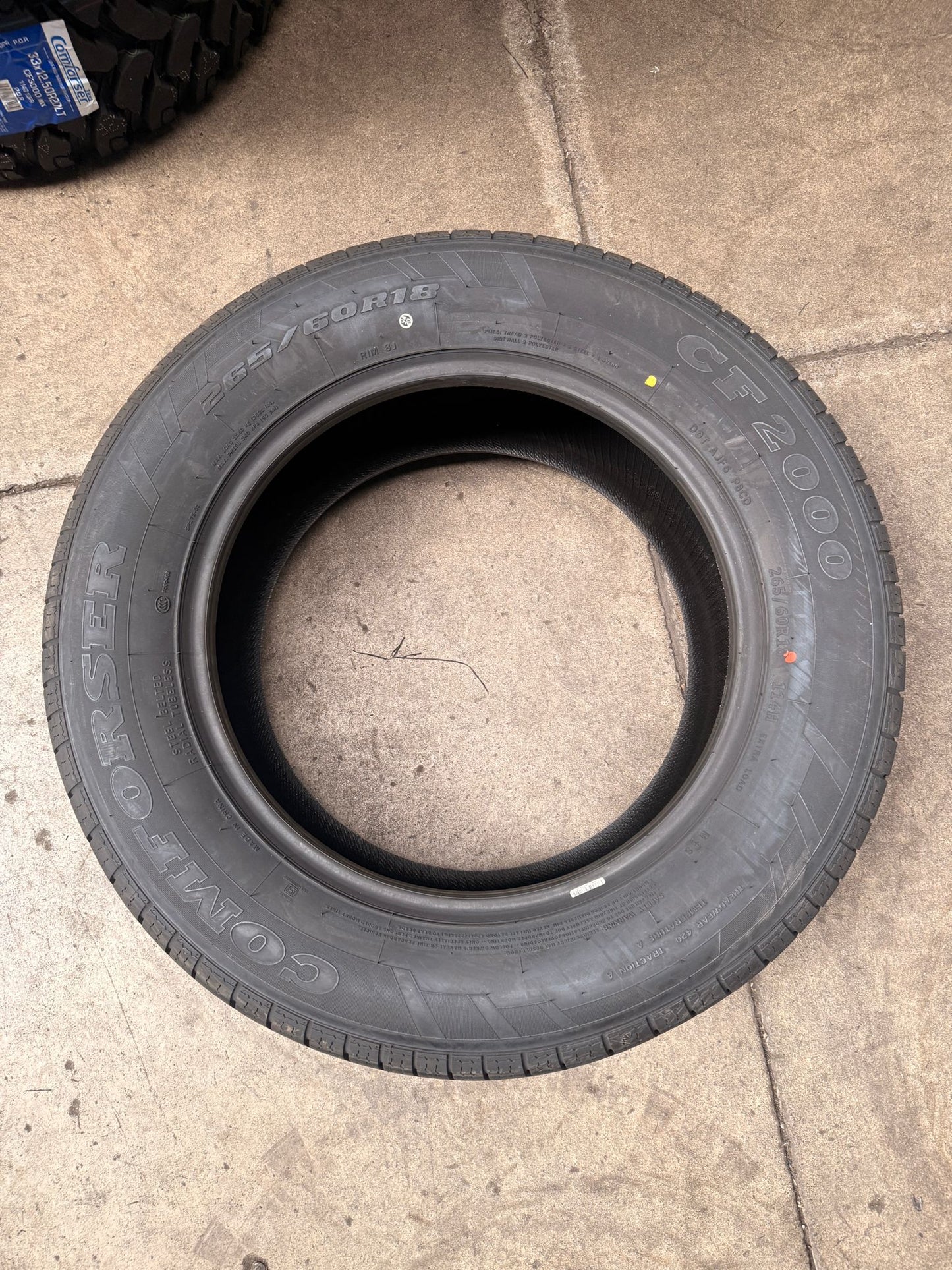 265/60R18 114H XL – Comforser New Tyre | SUV / 4WD / Ute | Highway Terrain