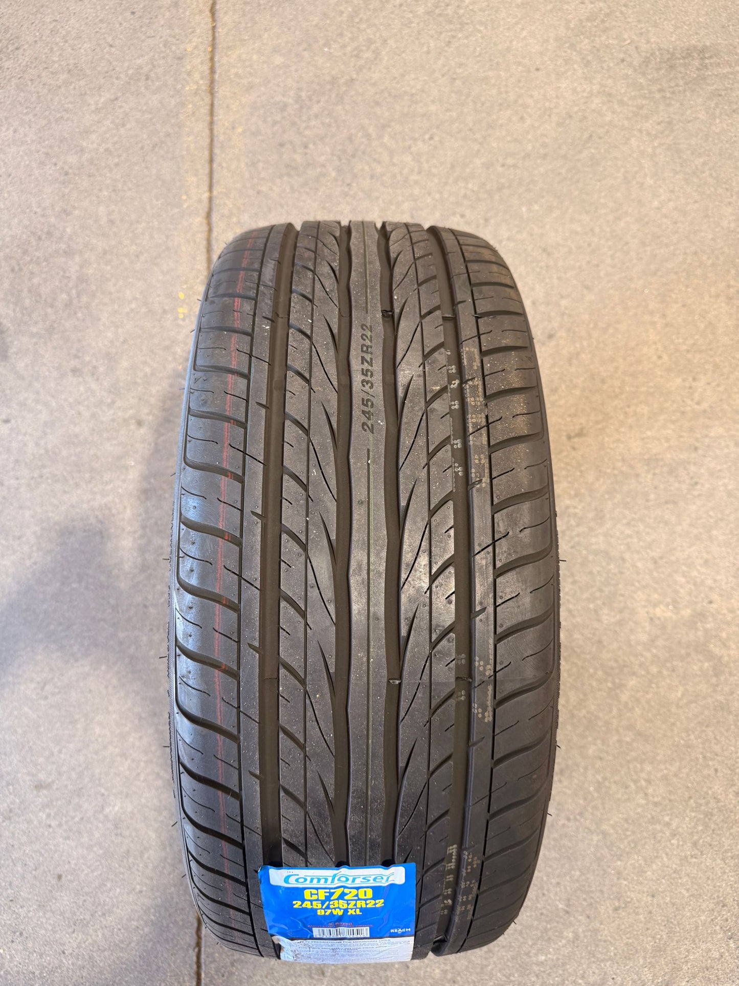 245/35R22 97W XL – Comforser CF720 New Tyre | High Performance | Extra Load