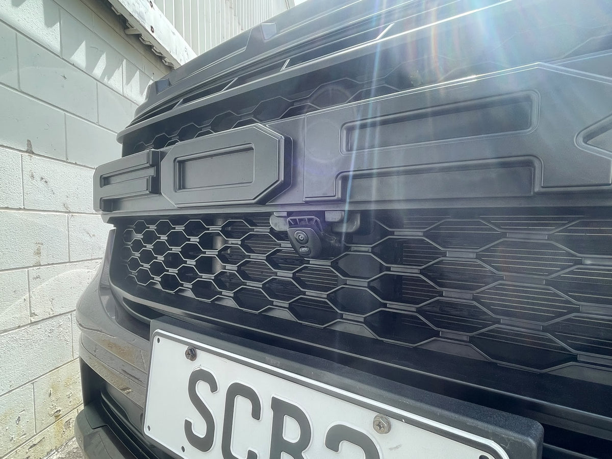 Front Grille with LED Letters - Suitable for Ford Ranger XLT Wildtrak Sport & Everest 2023–2026 | Black Zoom Tyres Otahuhu