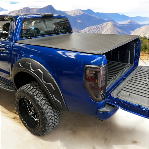 Soft Trifold Cover - Suitable for Ford Ranger 2012-2024 or Mazda BT50 2012-2020 or Toyota Hilux 2015-2020