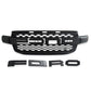 Front Grille with Letters - Suitable for Ford Ranger & Everest 2023–2026 XLT Wildtrak Sport Raptor | Matte Black