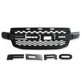 Front Grille Cover with Letter - Suitable for Ford Ranger 2023-2025 XLT WILDTRACK