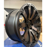 20x9 ET-12 Ranger Hilux Colorado BT50 Wheels Bronze Black 6x139.7 Set of 4