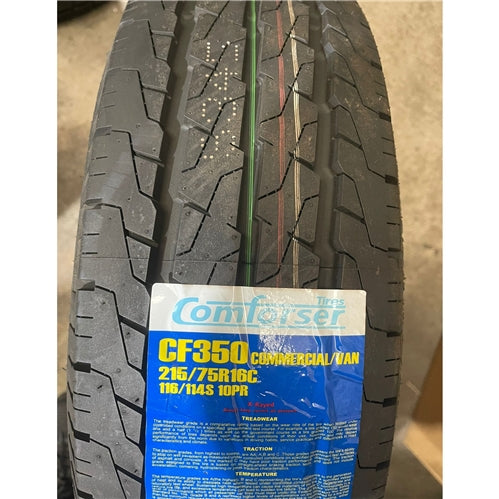 215/75R16C 116/114S 10PR – Comforser New Tyre | Van / Light Truck | Commercial