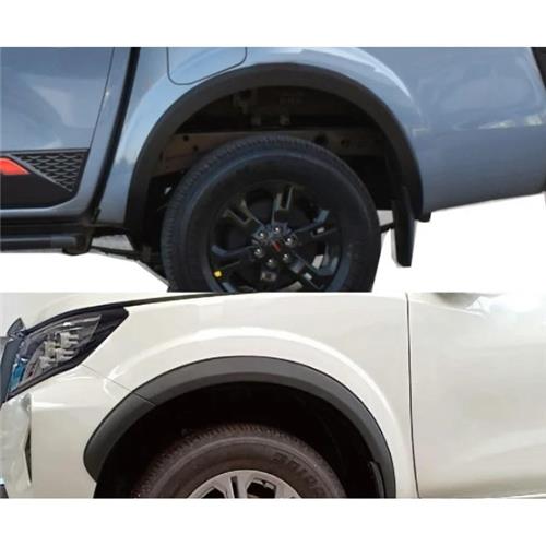 Fender Flare Slim - Suitable for Nissan Navara 2021-2022 NP300 installed on a 4x4 ute in New Zealand