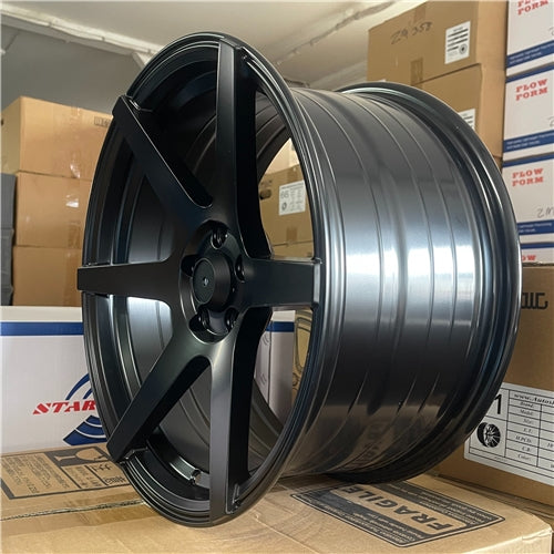 17x8.5 Alloy Wheels 5x100 ET33 Matt Black – Set of 4