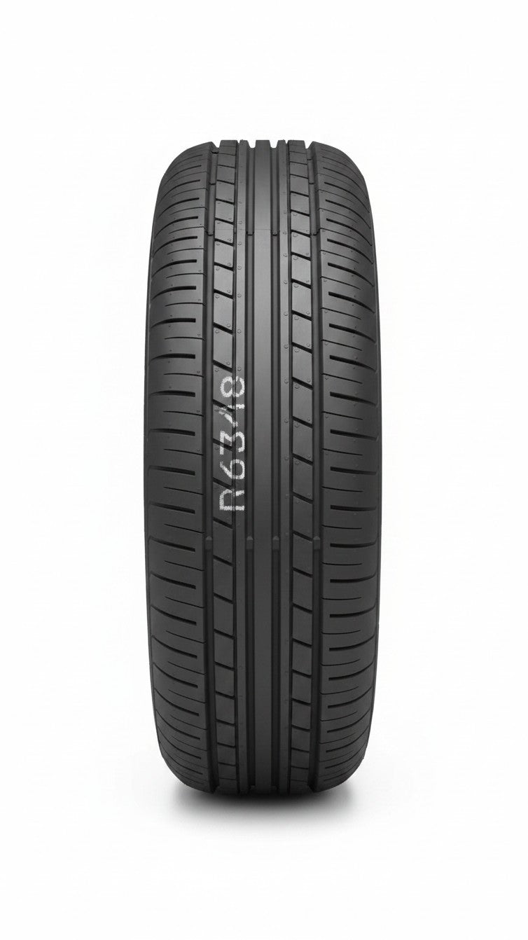 Zoom Tyres Otahuhu Yokohama ES31 185/65R15 passenger tyre featuring a black radial tread pattern for everyday driving.
